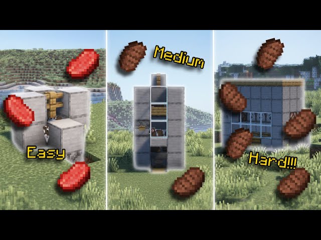 Easy to Hard Automatic Cow Farms in Minecraft 1.21+ (Java & Bedrock!)