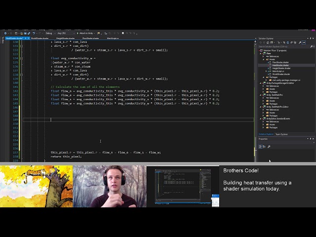Brothers Code #1 - Shaders in Unity simulating heat transfer (2/2)