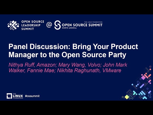 Panel Discussion: Bring Your Product Mana...- Nithya Ruff, Mary Wang, John Walker, Nikhita Raghunath