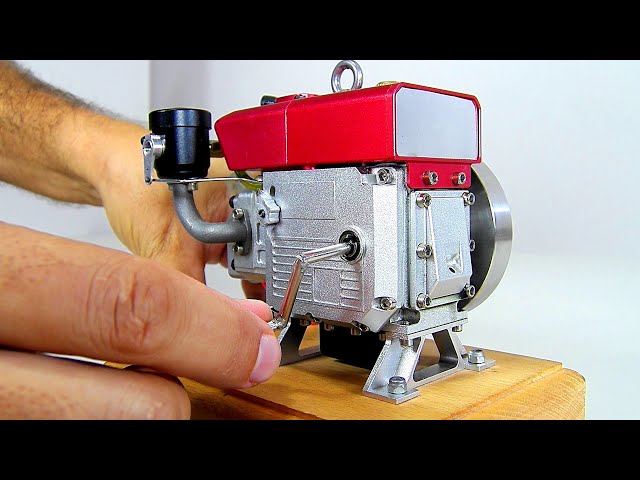 ( MINI STATIONARY ENGINE ) 3.5cc, 4 stroke, gasoline! PART - 3