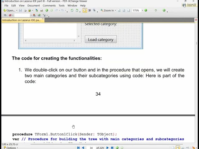 Lesson 9 from my new book Introduction to Lazarus IDE Part III. 3. TTreeView – advanced overview