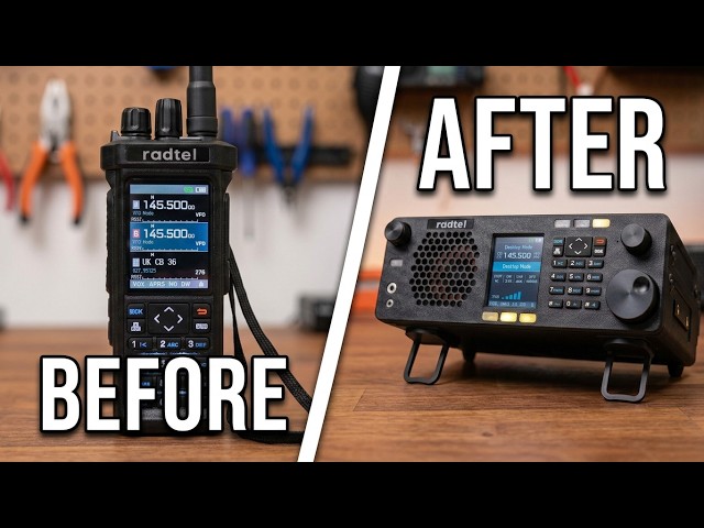 From Handheld to Base Station! Radtel RT-950Pro Ultimate DIY Transformation