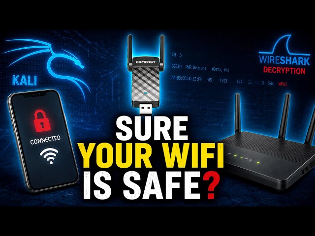 WPA2 Security Explained: Capturing & Decrypting Wi-Fi Traffic with Kali Linux