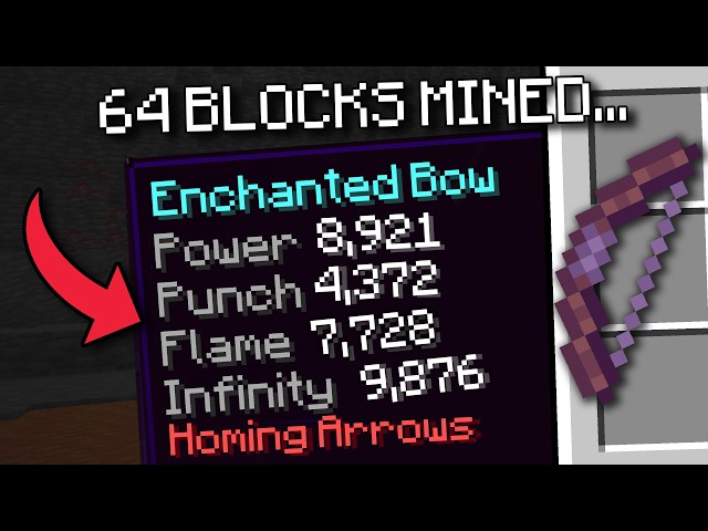 Minecraft, But You Enchant Every Time You Mine