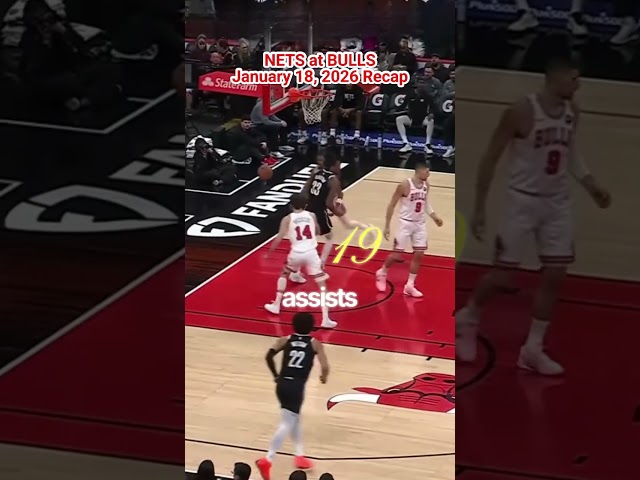 Coby White EXPLODES for 24 Pts & 7 Threes as Bulls TORCH Nets 124-102! 🔥🐂