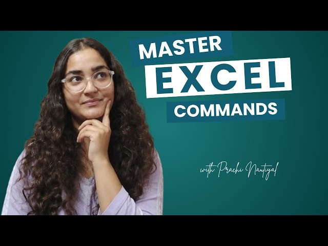 Excel for Beginners  Master Every Command with Prachi