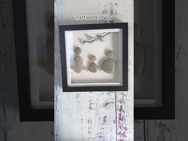 An easy pebble art #pebbleart #easyart