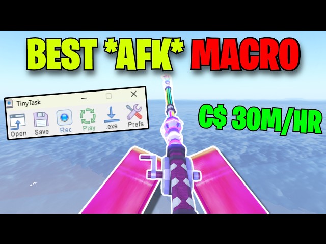 BEST *AFK* MACRO For BILLIONS In Roblox Fisch! *UPDATED TUTORIAL*