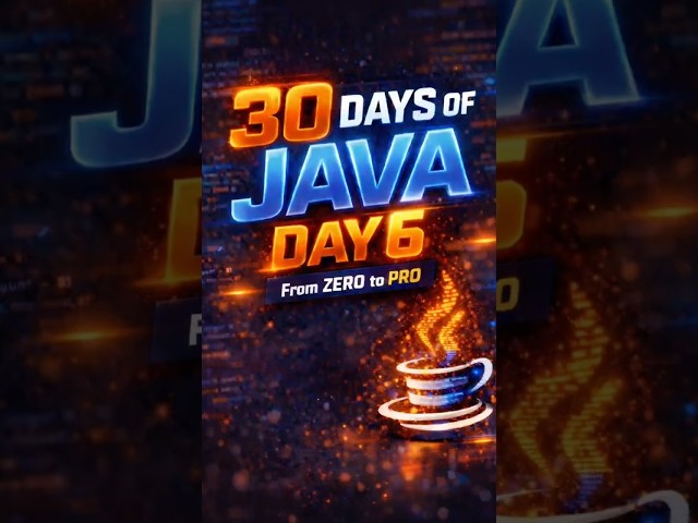 Day 6 | Why Java Has So Many Lines 🤔
