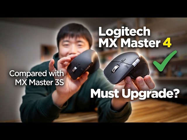Logitech MX Master 4 Unboxing & Review - Compared with MX Master 3S