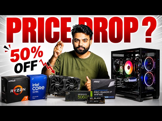 AMAZON SALE में PC Parts हुए सस्ते! 😱 GPU, RAM, SSD पर HUGE PRICE DROP 🔥