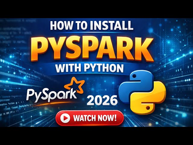 How to Install PySpark in Python (2026) | Step-by-Step Beginner Tutorial