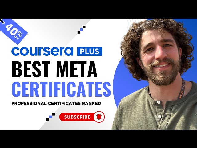 Best Meta Certificates on Coursera (2026) | Top Meta Professional Certificates Ranked