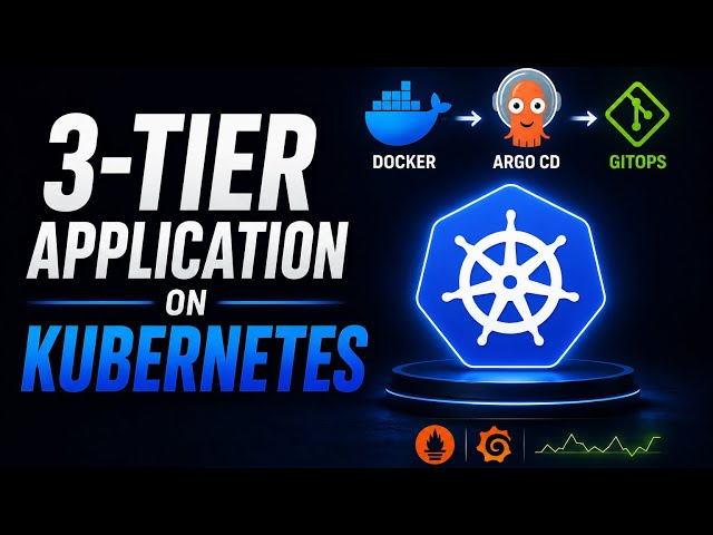 3-Tier Application on Kubernetes | Complete DevOps Project | Docker, Argo CD & GitOps