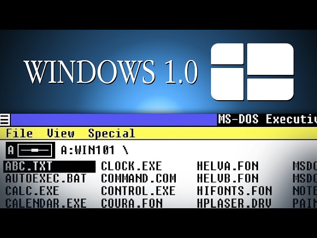 Windows 1.0 Demo (1985 System, 1.01)