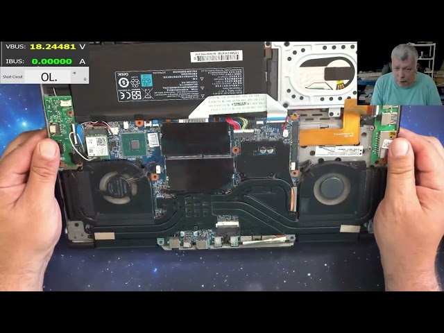 PC Specialist laptop, not charging, no power, board repair