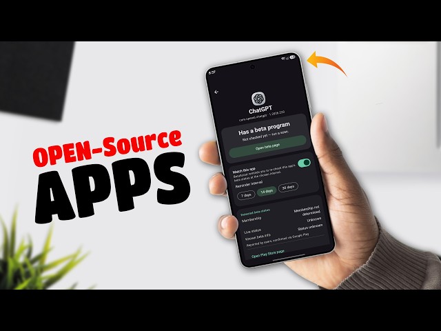 20 Android APPS You Won't Believe Are OPEN-SOURCE! 🤯