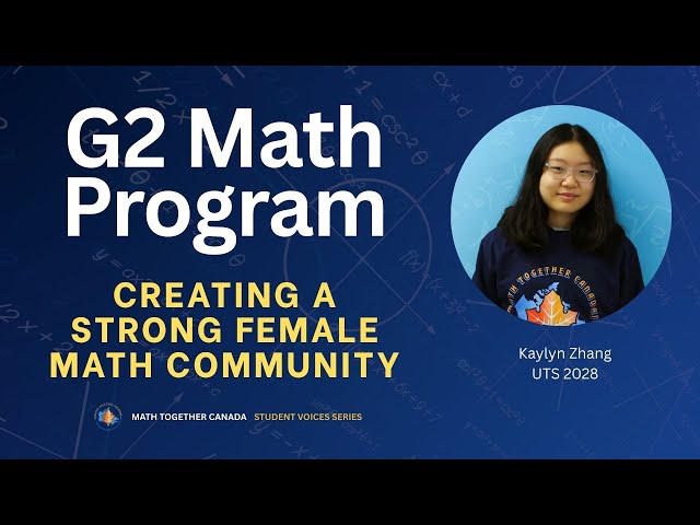 Inside G2: A Girls Only Math Community for Math Kids