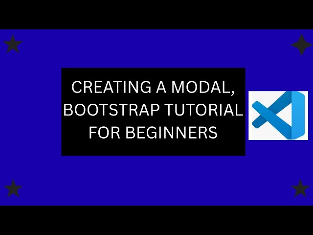 creating a modal, bootstrap tutorial for beginners