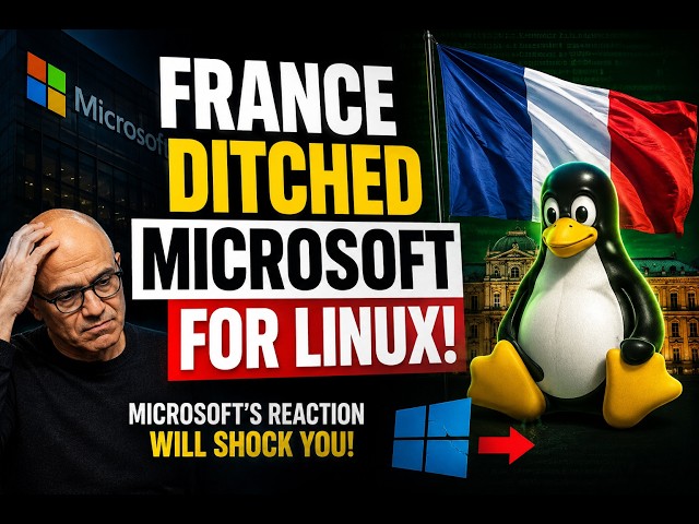 Microsoft Reacts to France Switching to Linux… The Shocking Tech Shift That Changed Everything!