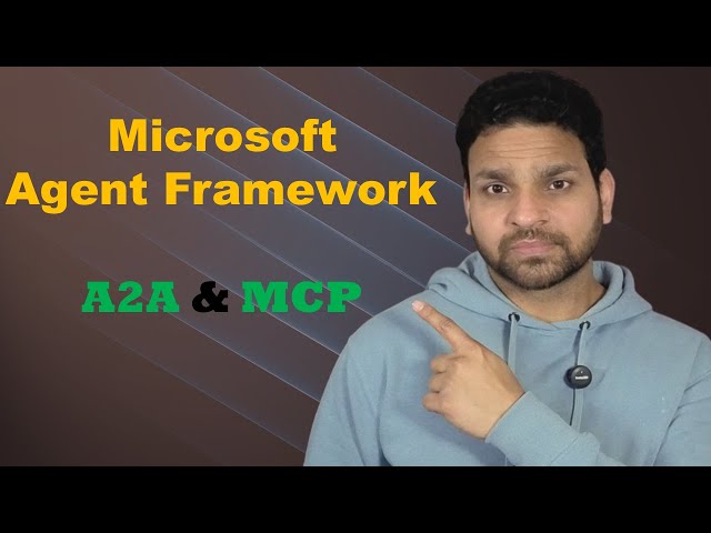 How Microsoft Agent Framework Uses A2A and MCP for Multi-Agent Communication | Demo Included
