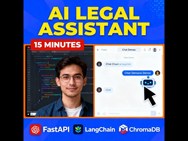 I Built an AI Legal Assistant in 15 Minutes (FastAPI + LangChain + ChromaDB Tutorial)