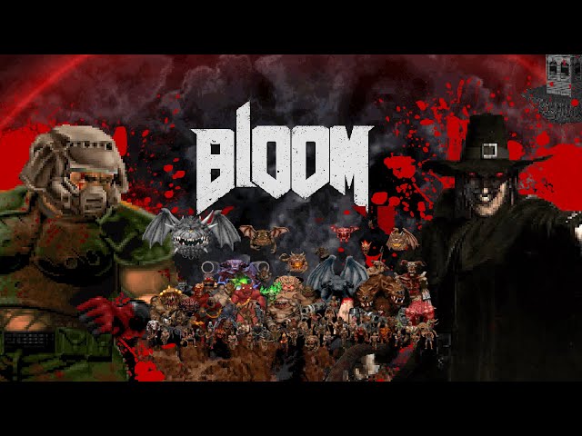 BLOOM (Doom/Blood crossover) - AMAZING Doom 2 TC (GZDoom) - Full campaign playthrough 100%? secrets