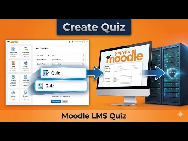 📝 How to Create a Quiz in Moodle LMS | Step-by-Step Tutorial