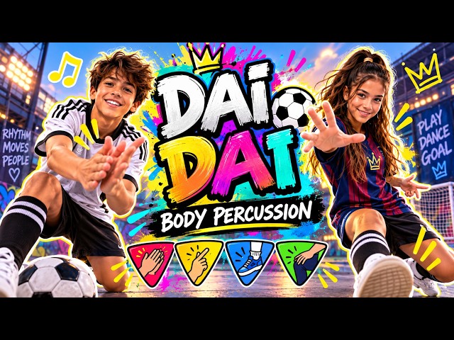 ⚽ DAI DAI 🌍 | Body Percussion Challenge 🏆 Follow the Beat!