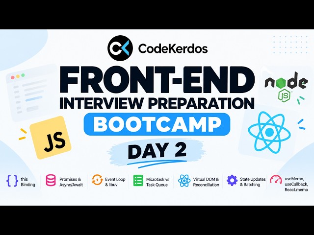 Front-End Interview Preparation Bootcamp - Session 2 | Advanced React Patterns & Hooks