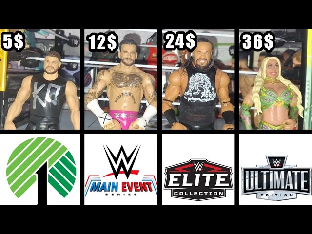 Value vs Basic vs Elite vs Ultimate | WWE Figure comparison and ranking