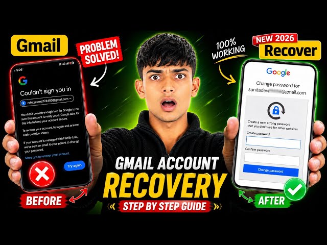 Same Gmail Otp Problem | 2 Step Verification Gmail Forget Password Hindi | Gmail Account Recovery 