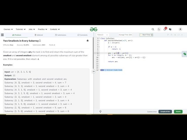 GFG POTD Solution 12.10.2024 # PYTHON Solution Latest