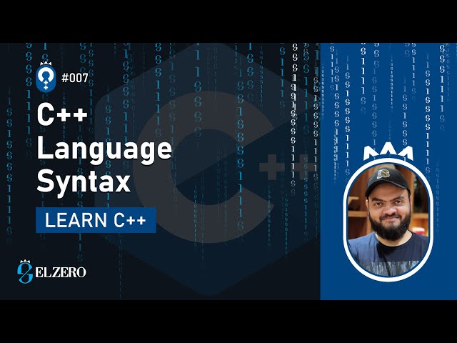 [Arabic] Fundamentals Of Programming With C++ #007 - C++ Language Syntax