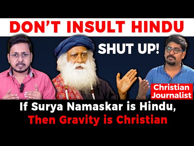 Sadhguru SHUTS UP Christian Journalist ON SPOT | Hindu | Yoga | Sadhguru Darshan