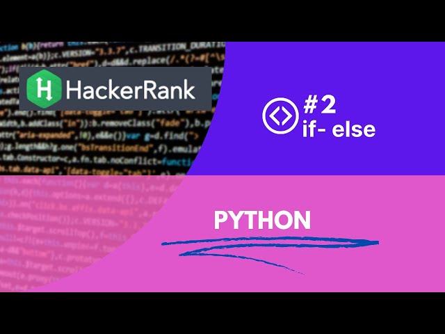 if-else in Python #2|#hackerrank |#python