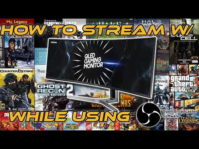 How to Stream with OBS while Using an Ultrawide Monitor ✔ 32:9 & 21:9 [NO BLACK BARS]‼