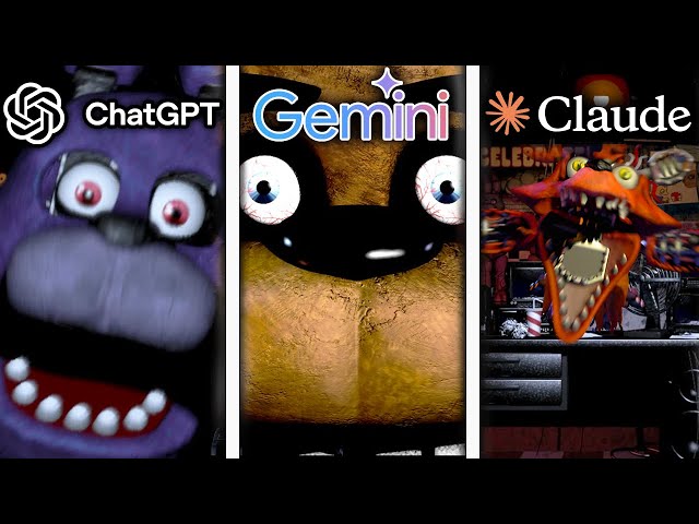 ChatGPT vs Gemini vs Claude Make FNAF From Scratch