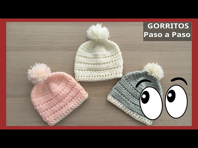 Los Gorritos de Crochet Más Bonitos que Puedes Hacer