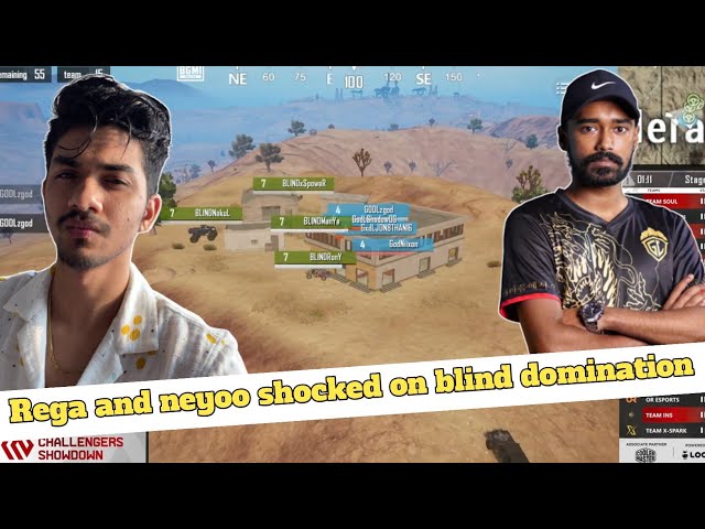 Rega🤯 and Neyoo 🥵Socking😯 Reaction On Team Blind 's  Aggression ||