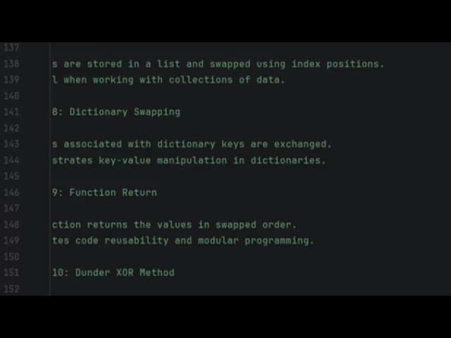 Swap Two Numbers Using Multiple Methods (Part 2) (Python)