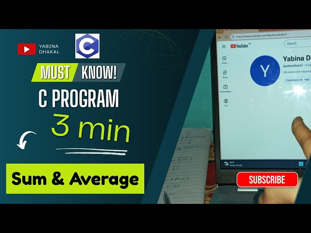 C program basic in 3 min!