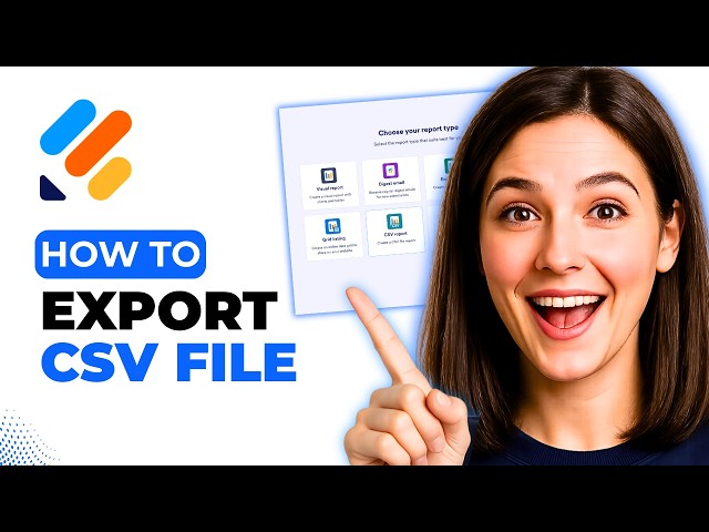 How To Create A CSV File Of Submissions In Jotform Report Builder