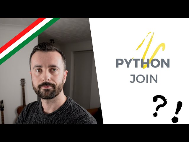 Python join – Python tutorial magyar felirattal – CodeBerry Programozóiskola