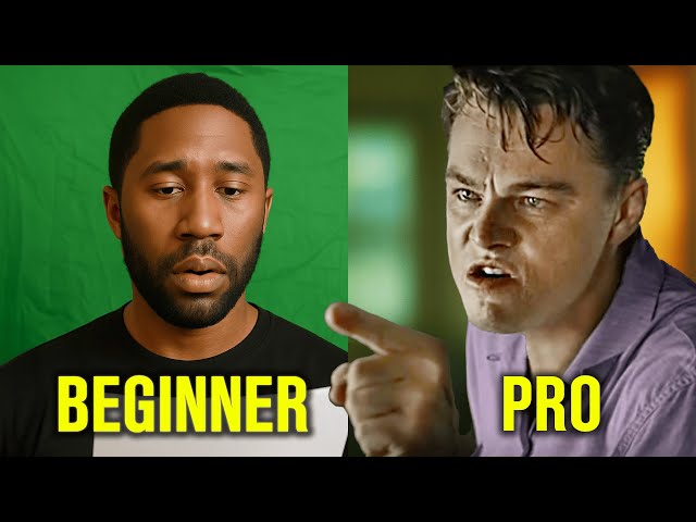 Principiante vs. Actor ganador del Óscar (Misma escena)