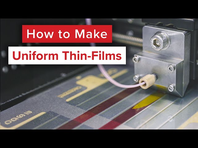 How To Make Uniform Thin-Films Using a Slot-die Coater