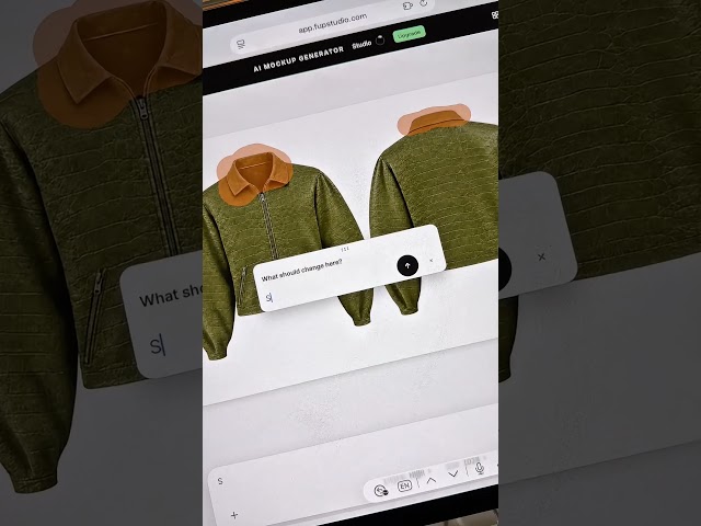 Design a Clothing Mockup with AI | New Design Tools #aifashion #digitalfashion