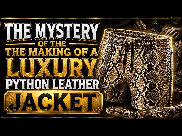 The Making of a Luxury Python Leather Jacket