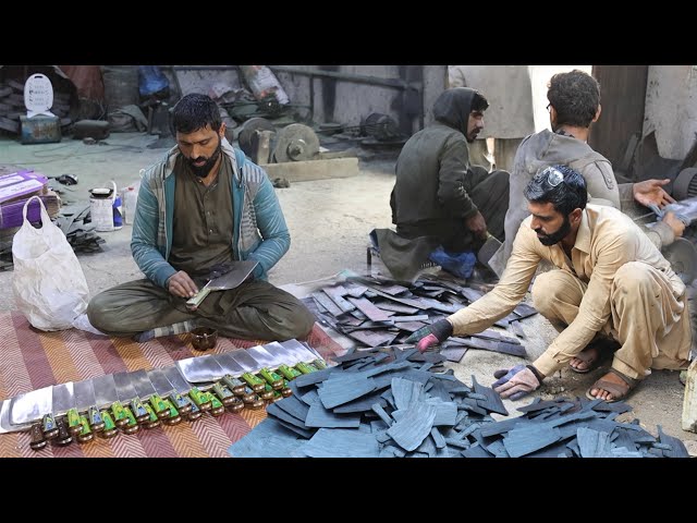 Incredible Process of Making Heavy-Duty Butcher Knives | Mass Production Factory