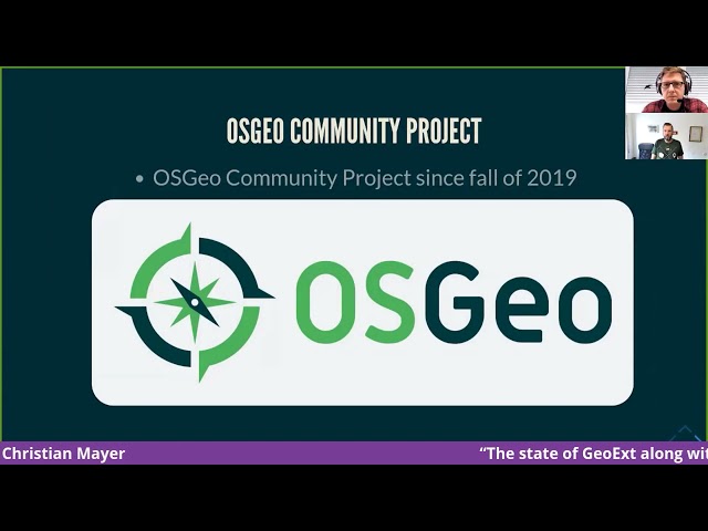 FOSS4G 2021 - The state of GeoExt along with an outlook on its future